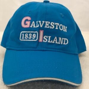Triangle Sport Women's Headwear for Galveston Island Adjustable Aqua Ball Cap